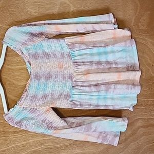 Torrid off shoulder bell sleeve top